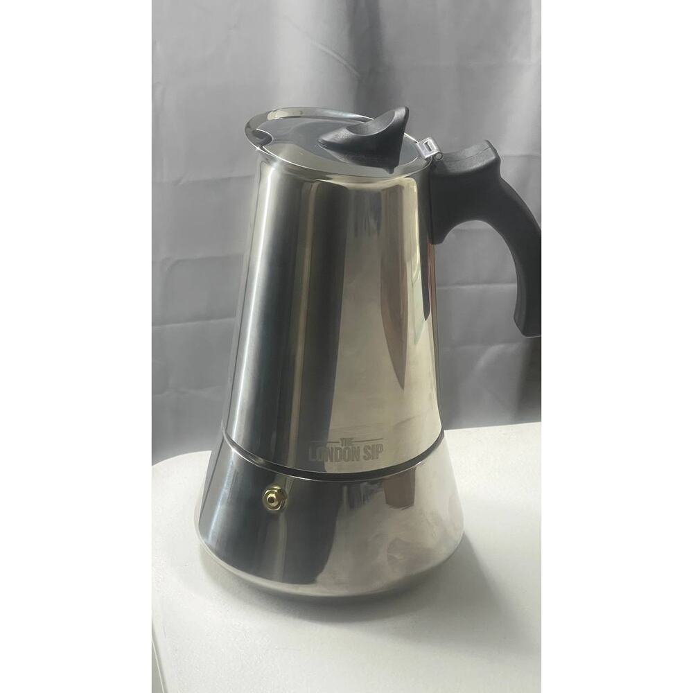 Escali London Sip 6-Cup Stainless Steel Espresso Maker Coffee‎